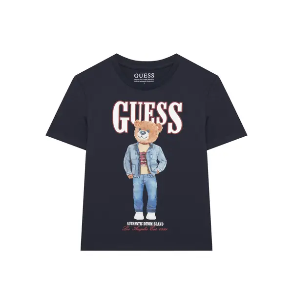 Guess Guess T-shirt L6RI11 K8HM4 Tamnoplava Regular Fit