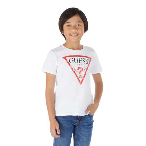 Guess Guess T-shirt L73I55 K8HM0 Bijela Regular Fit