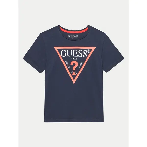 Guess Guess T-shirt L73I55 K8HM0 Plava Regular Fit