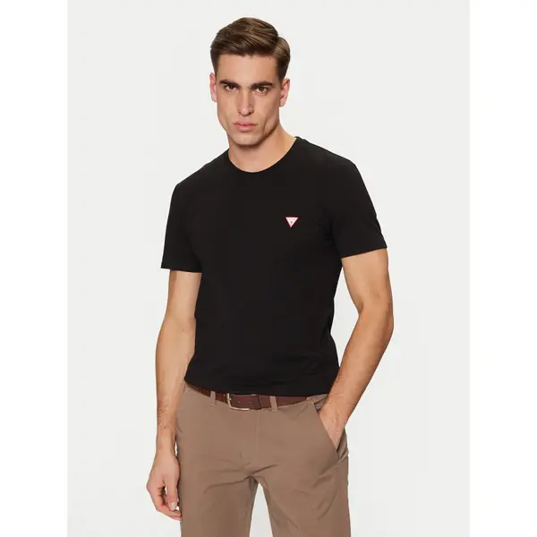 Guess Guess T-shirt M2YI24 J1314 Crna Slim Fit