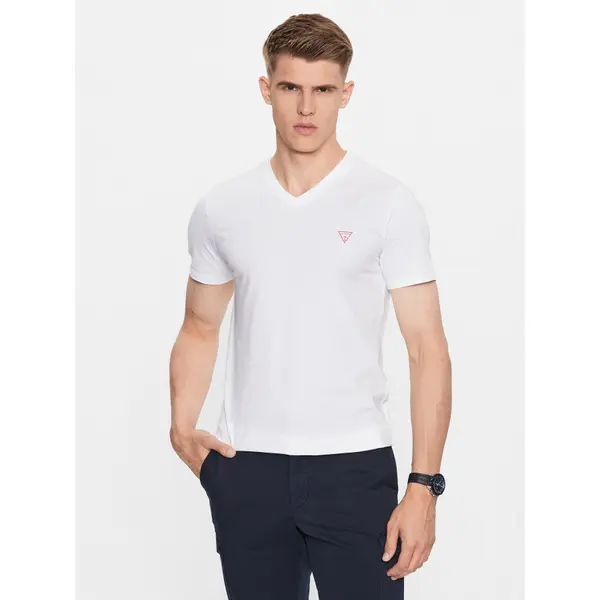 Guess Guess T-shirt M2YI32 J1314 Bijela Slim Fit