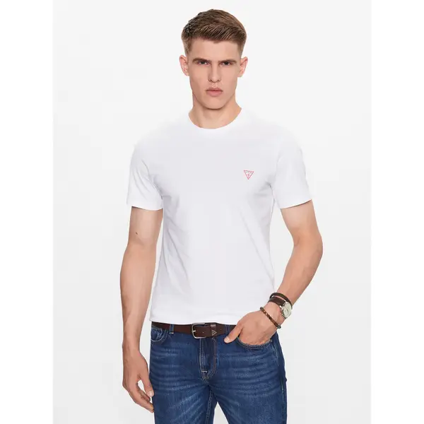 Guess Guess T-shirt M2YI36 I3Z14 Bijela Slim Fit