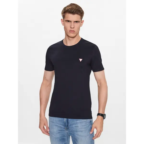 Guess Guess T-shirt M2YI36 I3Z14 Tamnoplava Slim Fit