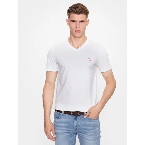 Guess Guess T-shirt M2YI37 I3Z14 Bijela Slim Fit