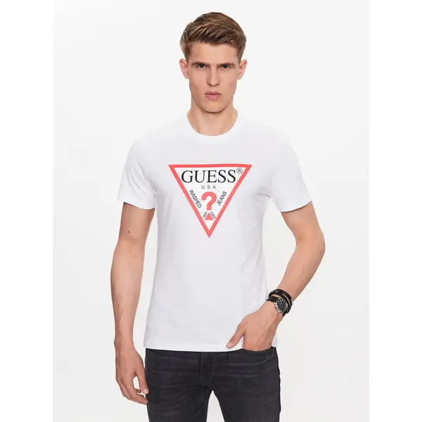 Guess Guess T-shirt M2YI71 I3Z14 Bijela Slim Fit