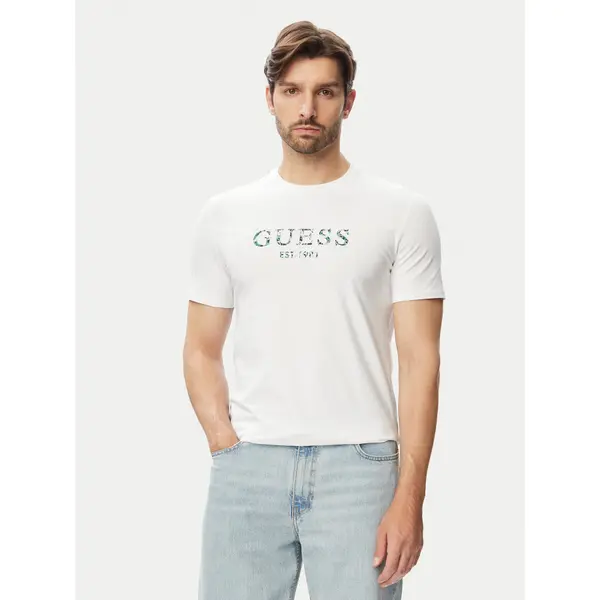 Guess Guess T-shirt M4YI38 J1314 Bijela Regular Fit