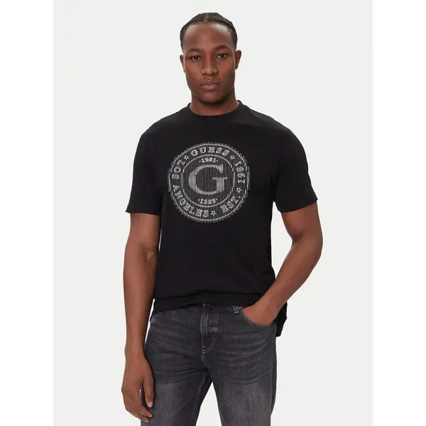 Guess Guess T-shirt M5BI15 K8FQ4 Crna Regular Fit