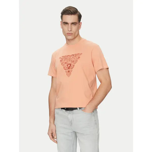 Guess Guess T-shirt M5GI16 K8FQ4 Narančasta Regular Fit