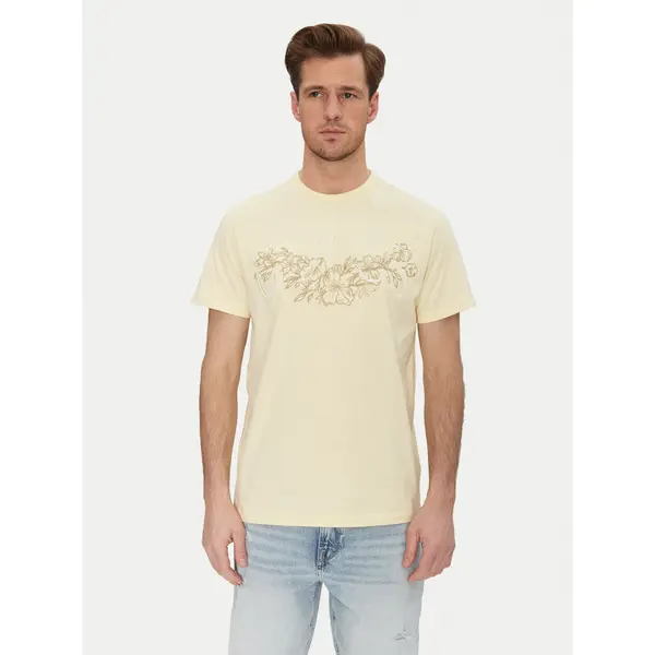 Guess Guess T-shirt M5GI17 K8FQ4 Bež Regular Fit