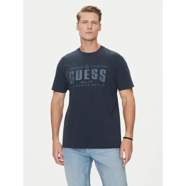 Guess Guess T-shirt M5GI27 KBW41 Tamnoplava Regular Fit