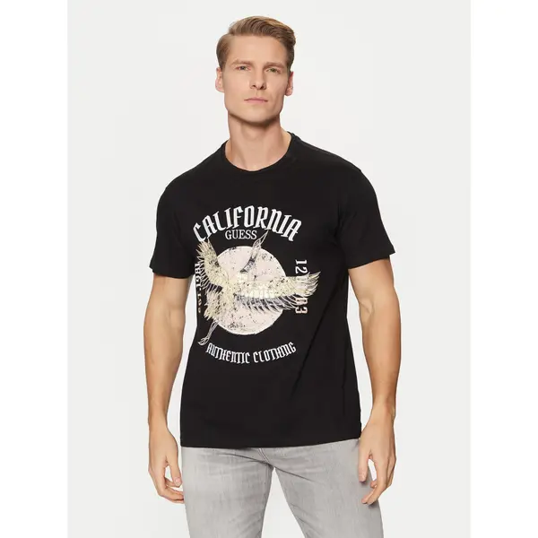 Guess Guess T-shirt M5RI19 K8FQ4 Crna Regular Fit