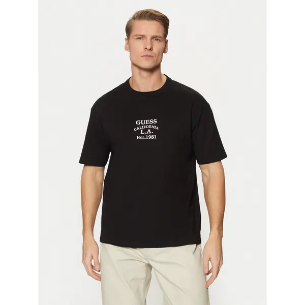 Guess Guess T-shirt M5RI35 K8FQ4 Crna Oversize