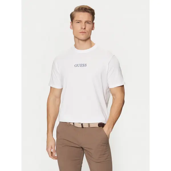 Guess Guess T-shirt M5RI58 K9RM1 Bijela Regular Fit