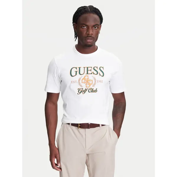 Guess Guess T-shirt M5YI22 K8FQ4 Bijela Regular Fit