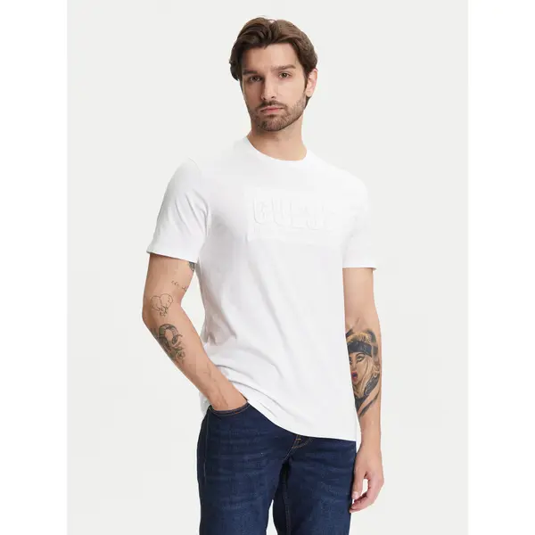 Guess Guess T-shirt M5YI44 KBW41 Bijela Regular Fit