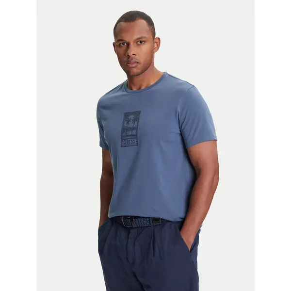 Guess Guess T-shirt M5YI67 KBW41 Plava Regular Fit
