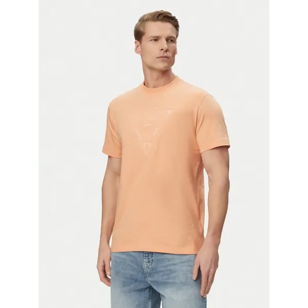 Guess Guess T-shirt M6GI15 K3008 Narančasta Regular Fit
