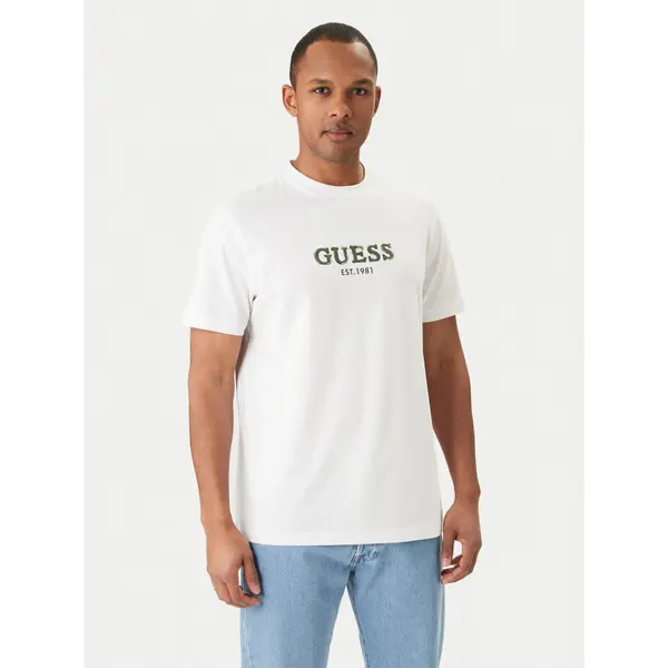 Guess Guess T-shirt M6GI16 K3032 Bijela Regular Fit