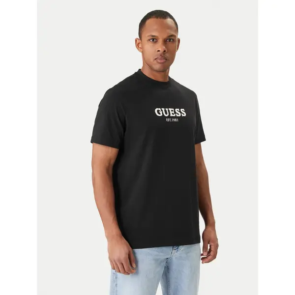 Guess Guess T-shirt M6GI16 K3032 Crna Regular Fit