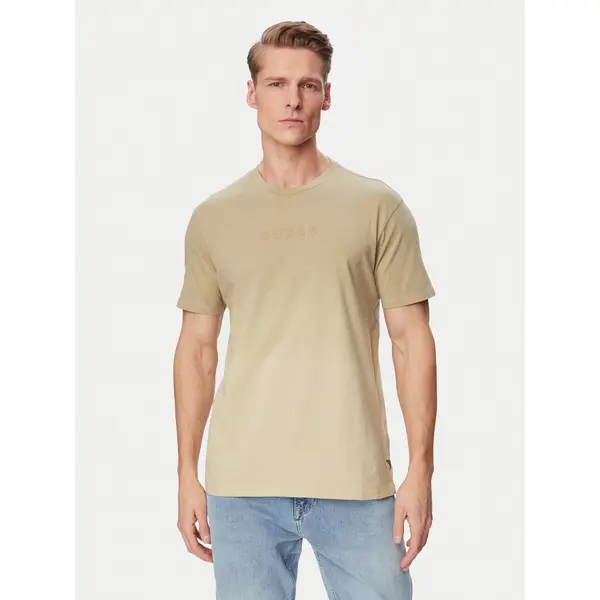 Guess Guess T-shirt M6GI29 K3258 Bež Regular Fit