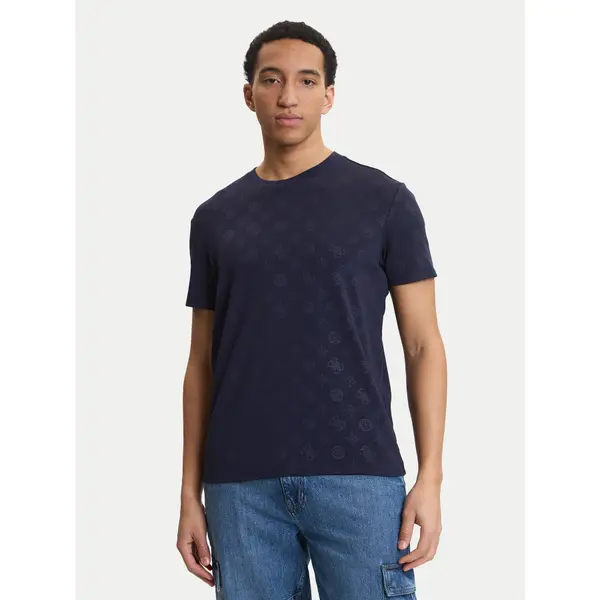 Guess Guess T-shirt M6GP26 K3177 Tamnoplava Regular Fit