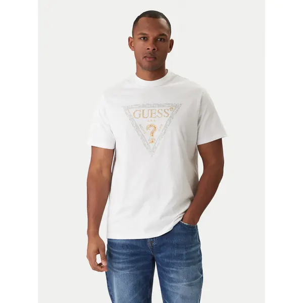 Guess Guess T-shirt M6RI15 I3Z14 Bijela Regular Fit