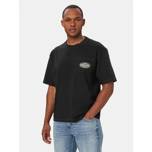 Guess Guess T-shirt M6YI16 K3947 Crna Regular Fit