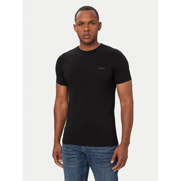 Guess Guess T-shirt M6YI24 K3728 Crna Extra Slim Fit
