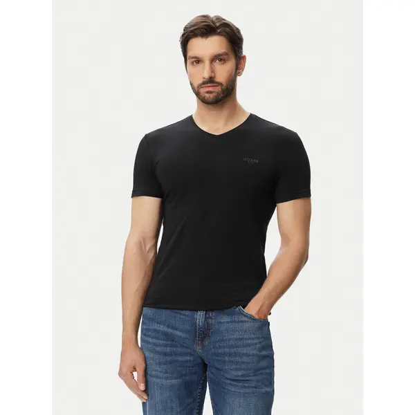 Guess Guess T-shirt M6YI32 K3735 Crna Extra Slim Fit