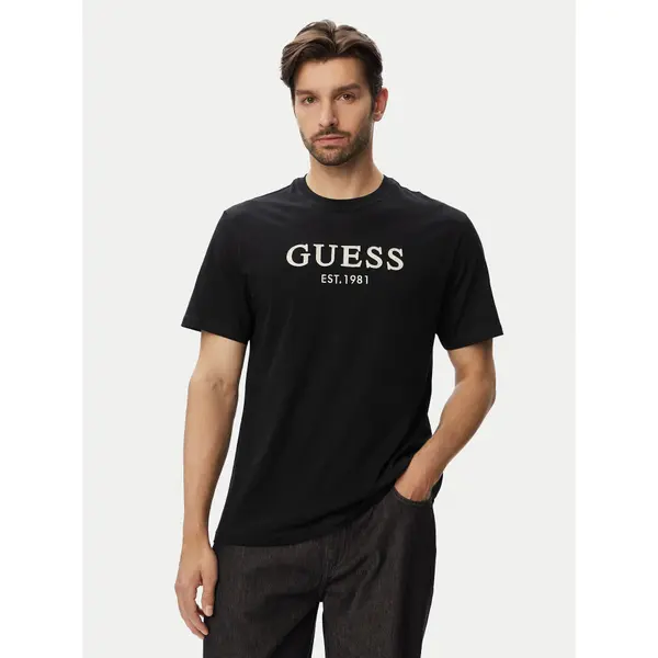 Guess Guess T-shirt M6YI41 K4227 Crna Regular Fit