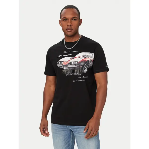 Guess Guess T-shirt M6YI45 K4231 Crna Regular Fit