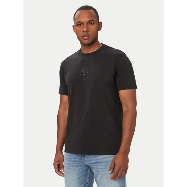 Guess Guess T-shirt M6YI58 K4632 Crna Regular Fit