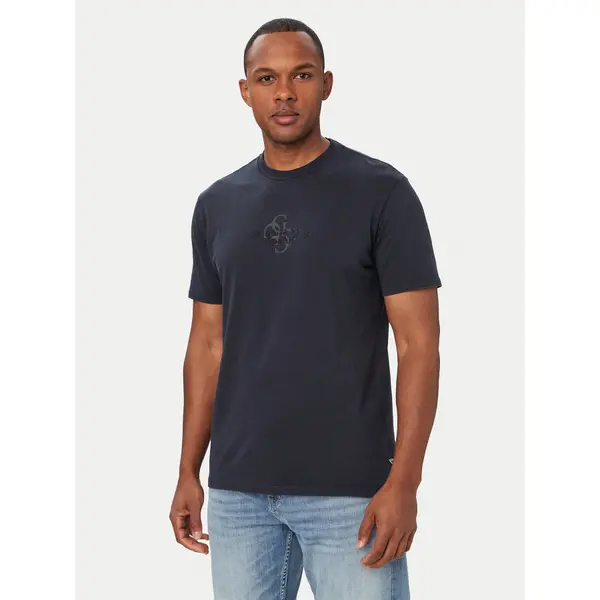 Guess Guess T-shirt M6YI58 K4632 Tamnoplava Regular Fit