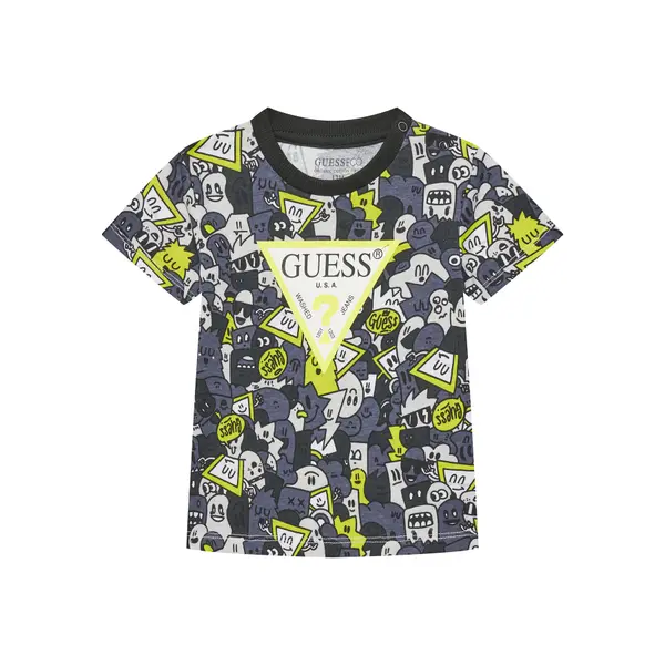 Guess Guess T-shirt N5YI04 K8HM4 Siva Regular Fit