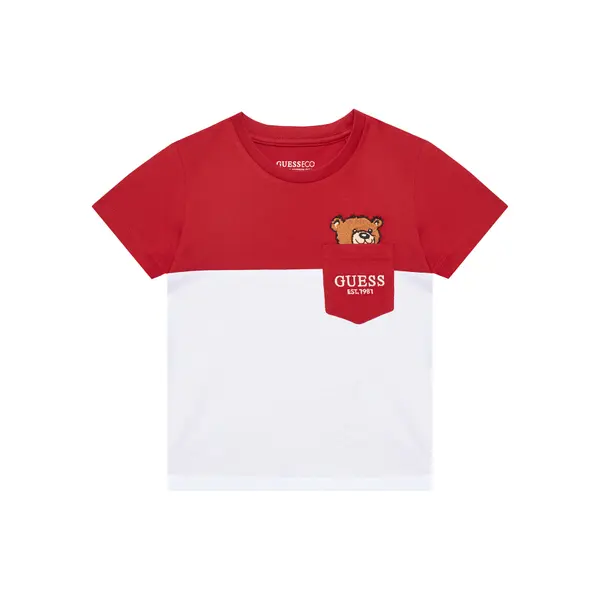 Guess Guess T-shirt N5YI11 K8HM4 Crvena Regular Fit
