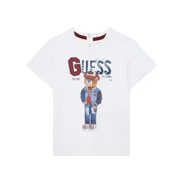 Guess Guess T-shirt N5YI22 K8HM4 Bijela Regular Fit