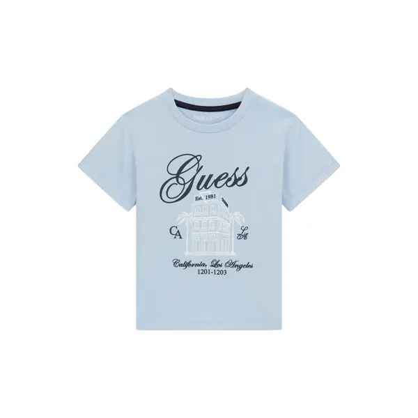 Guess Guess T-shirt N6GI00 K8HM4 Svijetloplava Regular Fit