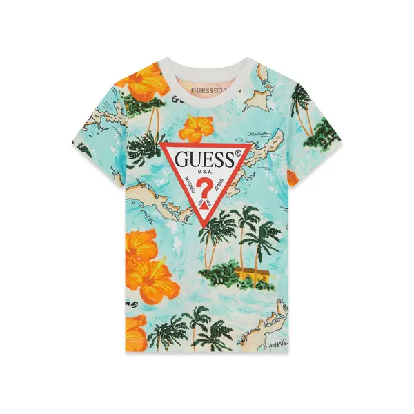 Guess Guess T-shirt N6GI02 K8HM4 Šarena Regular Fit