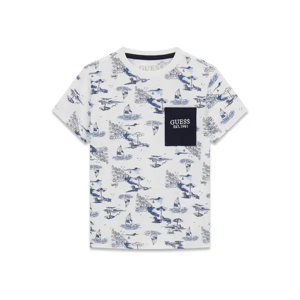 Guess Guess T-shirt N6GI03 K8HM4 Bijela Regular Fit