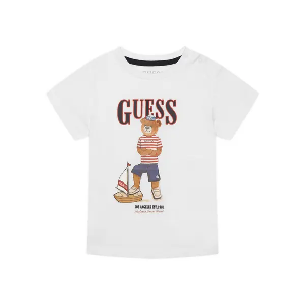 Guess Guess T-shirt N6GI04 K8HM4 Bijela Regular Fit
