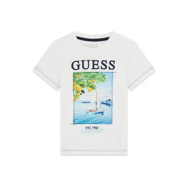 Guess Guess T-shirt N6GI07 K8HM4 Bijela Regular Fit
