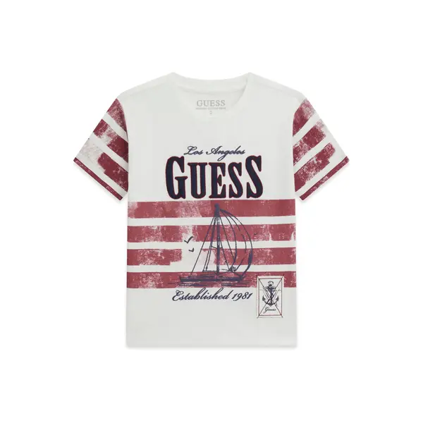 Guess Guess T-shirt N6RI15 K6XN1 Bijela Regular Fit