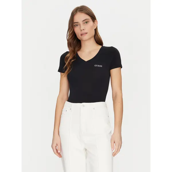 Guess Guess T-shirt O5RI02 KBBU1 Crna Regular Fit