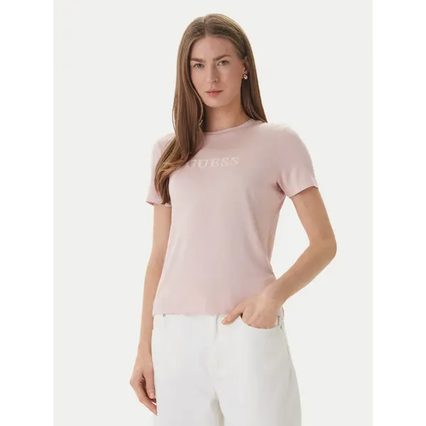 Guess Guess T-shirt O6GI00 KBF92 Ružičasta Regular Fit