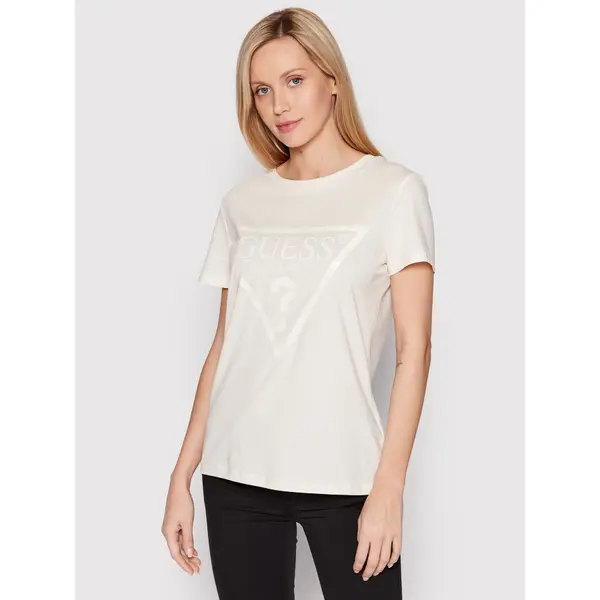 Guess Guess T-shirt V2YI07 K8HM0 Bež Regular Fit