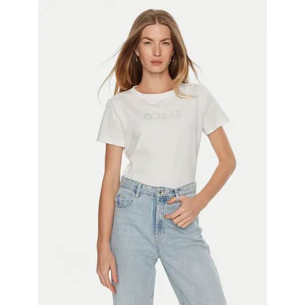 Guess Guess T-shirt V3BI11 J1314 Bijela Regular Fit