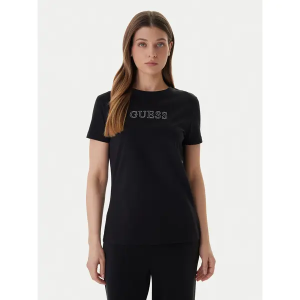 Guess Guess T-shirt V3BI11 J1314 Crna Regular Fit
