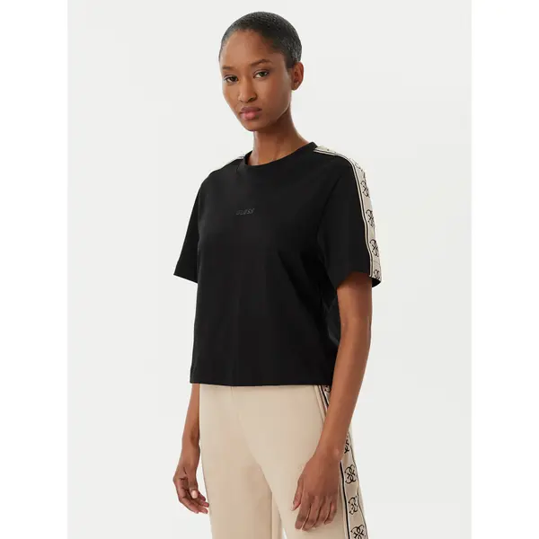 Guess Guess T-shirt V3RI08 I3Z14 Crna Relaxed Fit