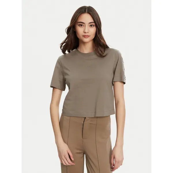 Guess Guess T-shirt V3RI08 I3Z14 Smeđa Regular Fit