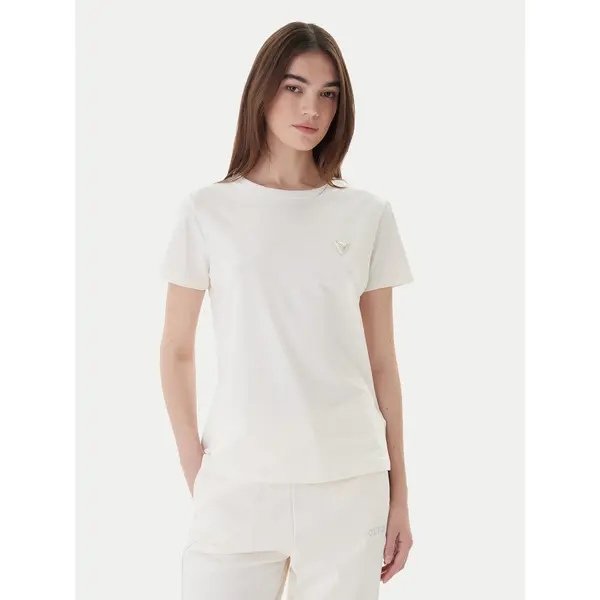 Guess Guess T-shirt V4YI09 J1314 Écru Oversize